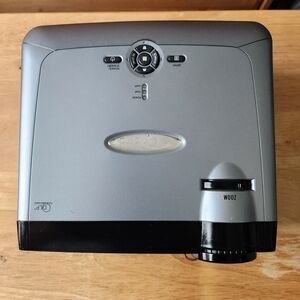 Gray and Black Video Projector